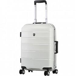 爱华仕（OIWAS）硬箱飞机轮拉杆箱6326 铝框海关密码锁行李箱 商务出差旅行硬箱 20英寸白色