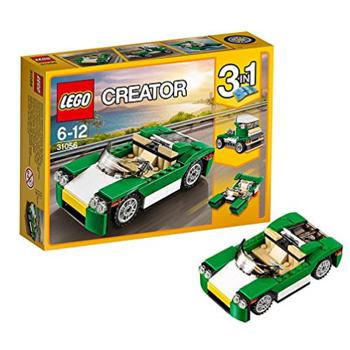 LEGO乐高 Creator 创意百变系列 绿色敞篷车积木玩具