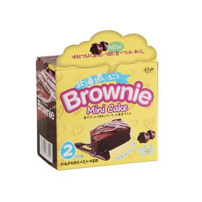 乔凡娜 北海道 布朗尼巧克力味蛋糕 52g*3盒