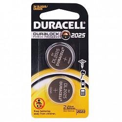 金霸王（Duracell）CR2025 锂电池（纽扣电池） 2粒装（适用于车门遥控器/薄型遥控器/手表血糖测试仪）