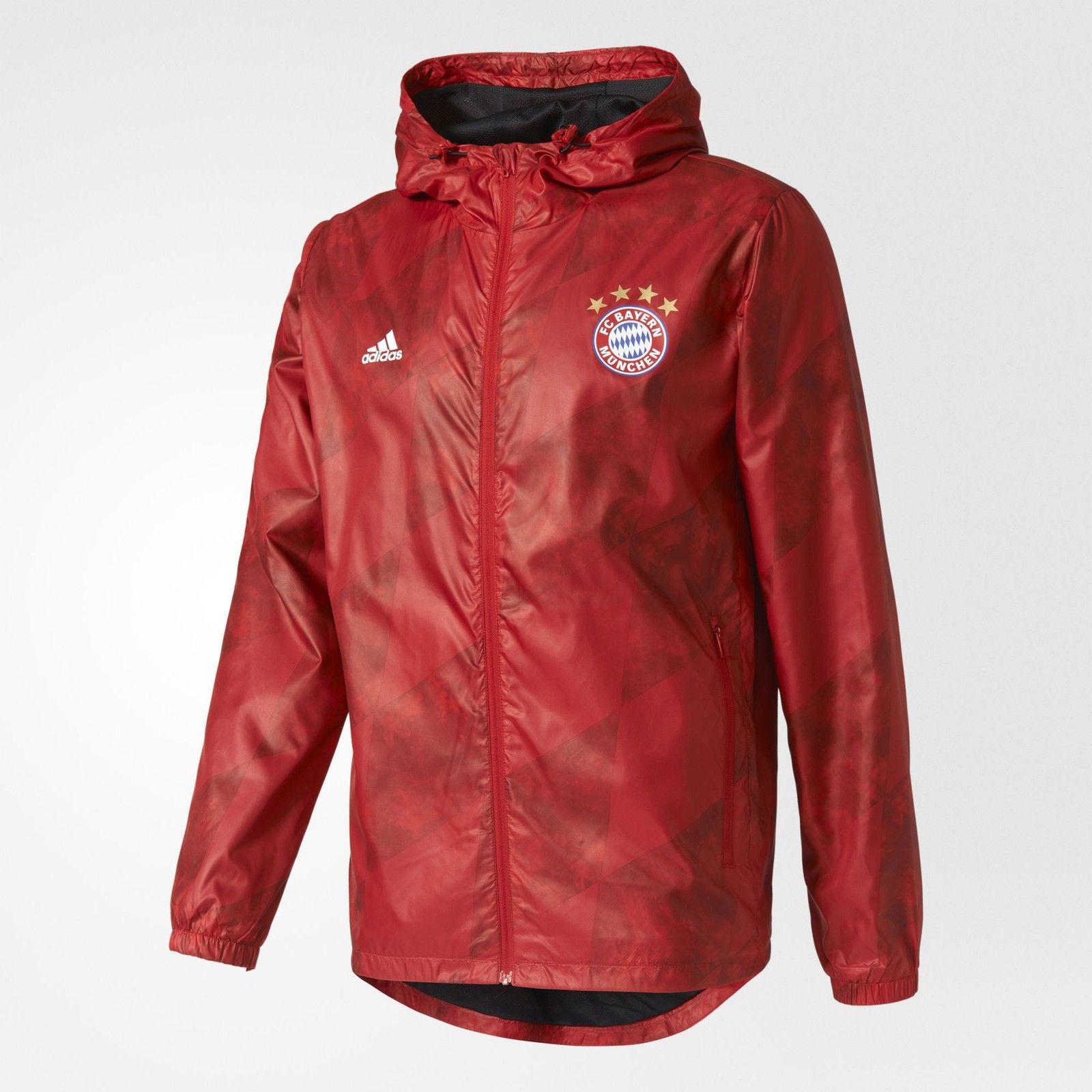 adidas 阿迪达斯 FC Bayern Munich 男士皮肤风衣