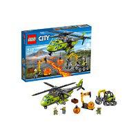 LEGO乐高 城市系列 火山探险运输直升机 60123 积木玩具