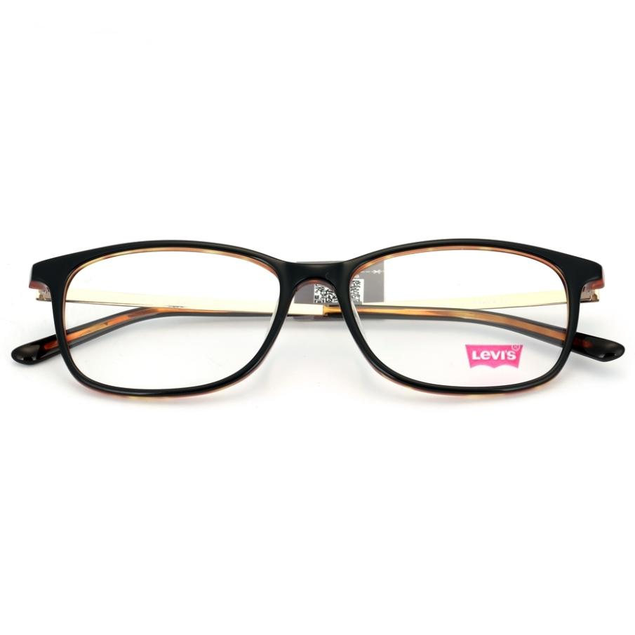 Levi's 李维斯 LS06390ZX-C01-53 板材眼镜架+依视路1.552非球面钻晶A+树脂镜片
