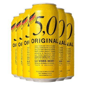 【京东超市】德国进口啤酒 Franziskaner 范佳乐（教士）小麦啤酒500ml*20瓶装 整箱装+奥丁格5.0 6罐