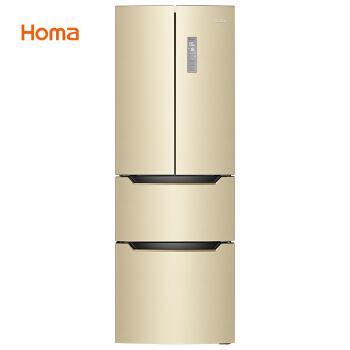 Homa 奥马 BCD-303WH/B 303升 风冷 多门冰箱