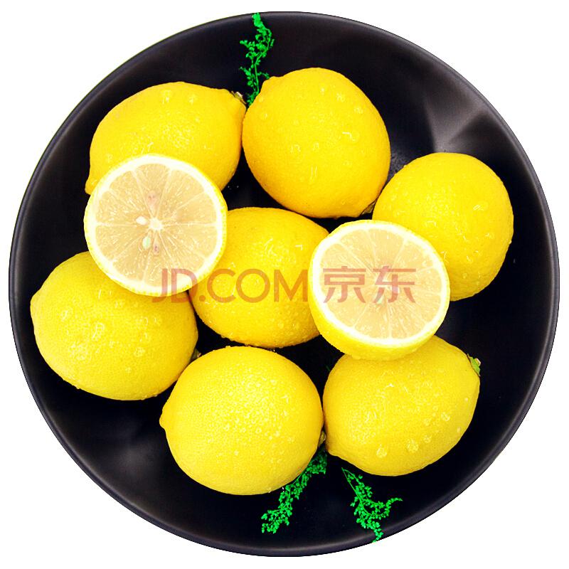 荷尔檬 四川安岳黄柠檬 4颗 一级中果 单果约93-118g 自营水果