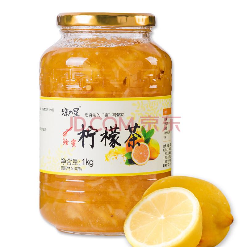 琼皇 蜂蜜柠檬茶1000g/瓶*3 77.7 折25.9元