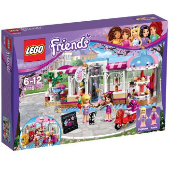 乐高（LEGO） 好朋友系列 6岁-12岁 心湖城纸杯蛋糕咖啡厅 41119 儿童 积木 玩具