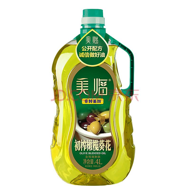 美临 橄榄葵花（含18%特级初榨橄榄油）高端营养配方油 食用油 4L