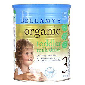 BELLAMY'S 贝拉米 有机婴幼儿牛奶粉 3段 （12-36个月） 900g