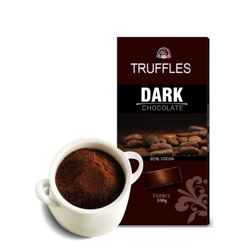 Truffle德菲丝 排块装85%可可黑巧克力