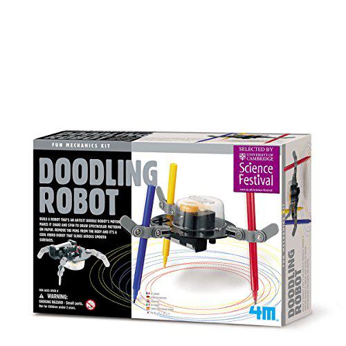 4M STEM科学益智玩具 机械工程系列 涂鸦机器人