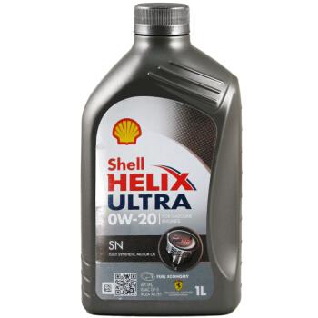 Shell 壳牌 Helix Ultra 超凡灰喜力 0W-20 SN 全合成机油 1L *6件
