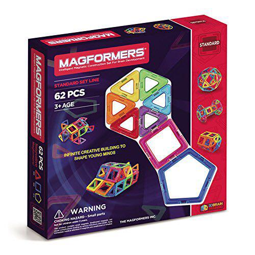 Magformers 麦格弗 磁力片 基础套组62片装