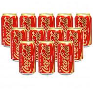 美国原装进口 可乐 可口可乐 Coca Cola 无咖啡因 饮料1箱355mlx12罐广东广西特价