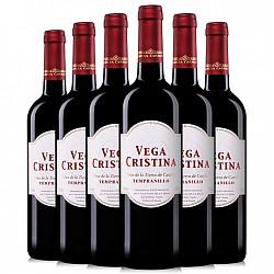 西班牙进口红酒 维伽·科丽斯纳红葡萄酒 750ml*6瓶 整箱装89元