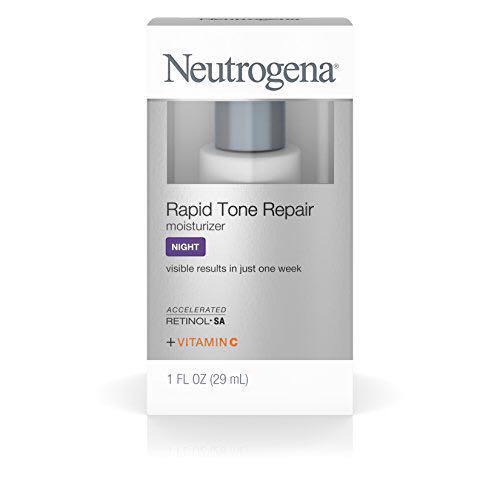 Neutrogena 露得清 rapid tone repair速效美白均匀肤色A醇+VC保湿晚霜 29ml *3件