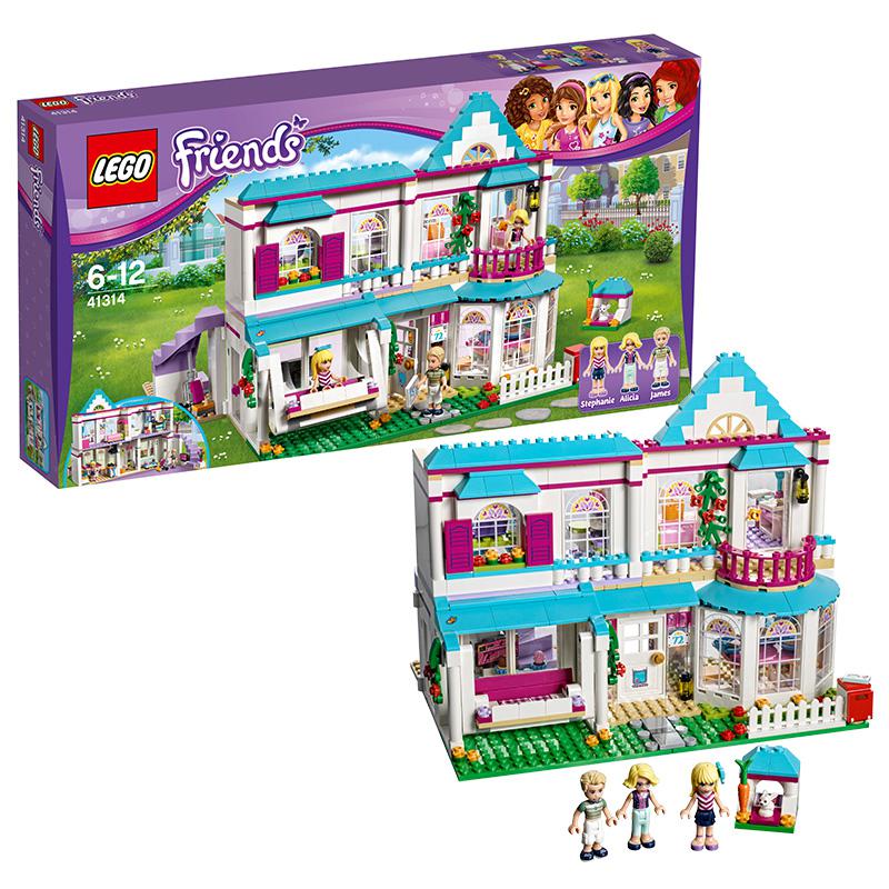 LEGO 乐高 好朋友系列 41314  斯蒂芬妮的房子+小拼砌师系列 10737 蝙蝠侠对战急冻人