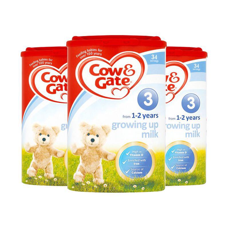 Cow&Gate 牛栏 婴儿配方奶粉 3段 900g*3罐