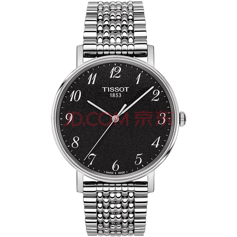 天梭(TISSOT)手表 魅时系列钢带石英中性表996元