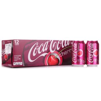 限地区：Coca Cola 可口可乐 樱桃味 355ml*12罐