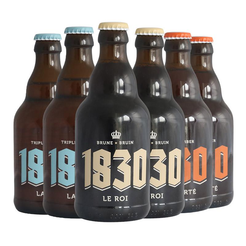 1830 棕色/三料/琥珀啤酒组合 330ml*6瓶