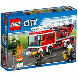 【京东超市】乐高 (LEGO) City 城市消防安全系列 云梯消防车 60107 积木儿童益智玩具 2016年新品