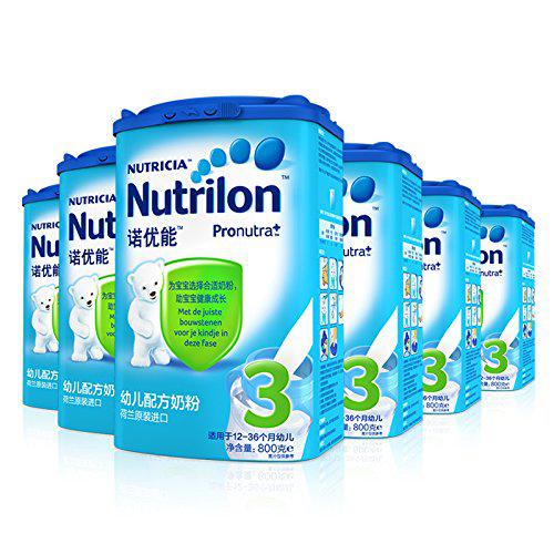 Nutrilon 诺优能 3段 幼儿配方奶粉 800g*6