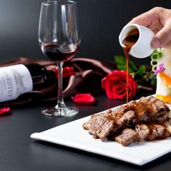 全国多家恒大酒店 艾葳格兰西餐厅 双人套餐 送法国进口红酒