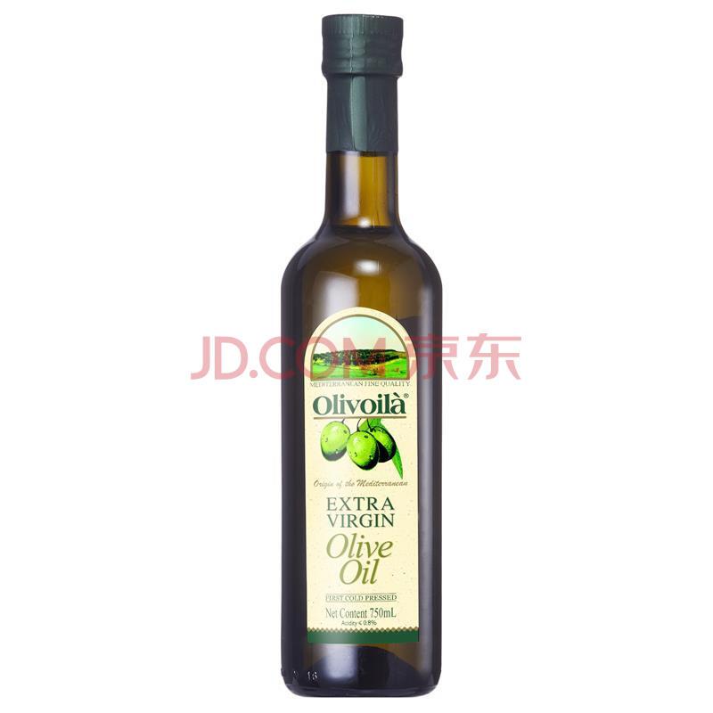 olivoilà 欧丽薇兰 特级初榨 橄榄油 750ml *2件153.6元（合76.8元/件）