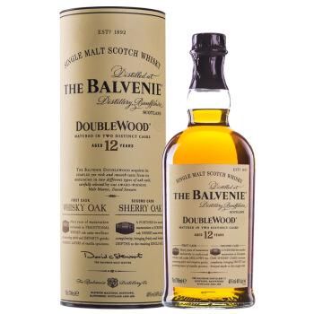 THE BALVENIE 百富 12年 苏格兰达夫镇 单一麦芽威士忌（双桶） 700ml