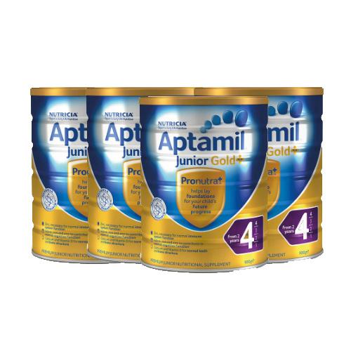 Aptamil 爱他美 金装婴幼儿奶粉 4段 900g 4罐装