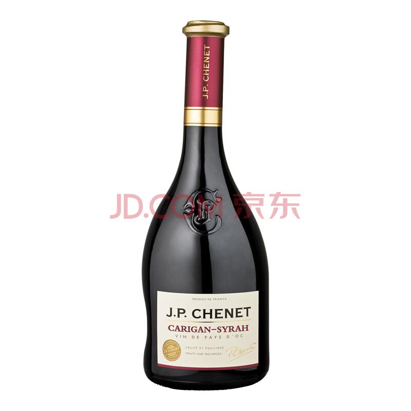 法国进口红酒香奈（J.P.CHENET）佳丽酿西拉干红葡萄酒750ml158.4元（合79.2元/件）