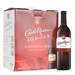 美国进口红酒 加州乐事 红葡萄酒 750ml*6 整箱装 *2件494.4元（合247.2元/件）