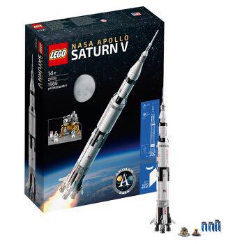 LEGO 乐高 21309 NASA 阿波罗计划 土星5号运载火箭  *3件