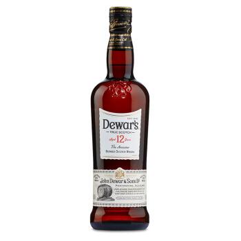 Dewar's 帝王 12年苏格兰调配威士忌 700ml *3件