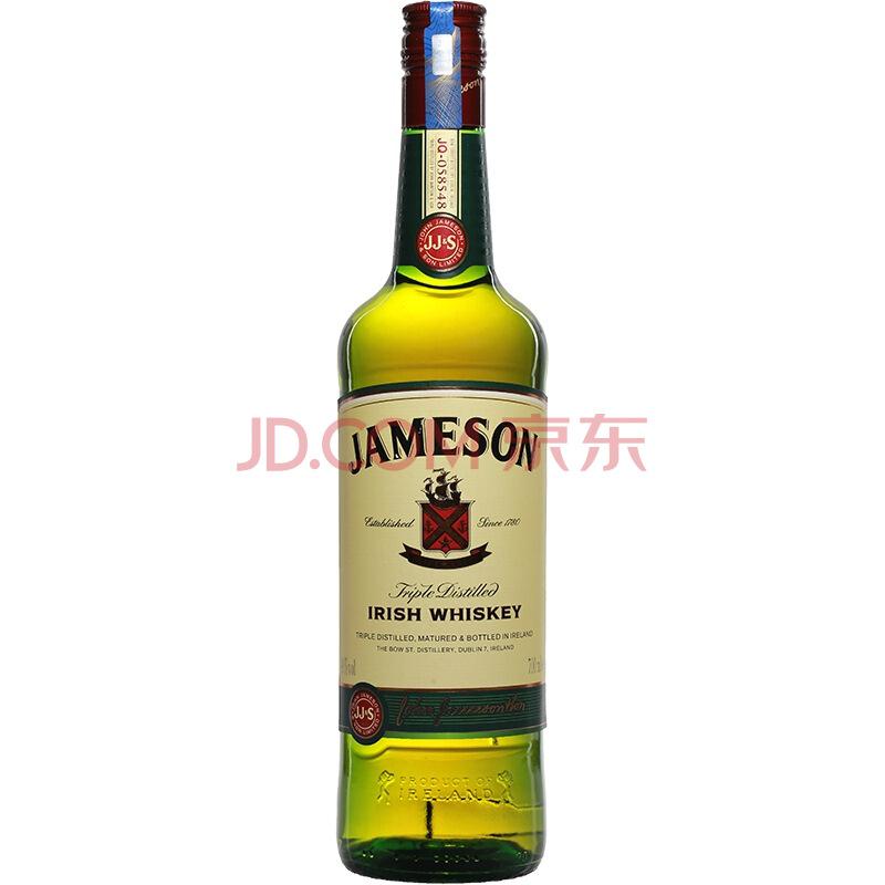 尊美醇（Jameson）洋酒 爱尔兰威士忌 700ml118.4元