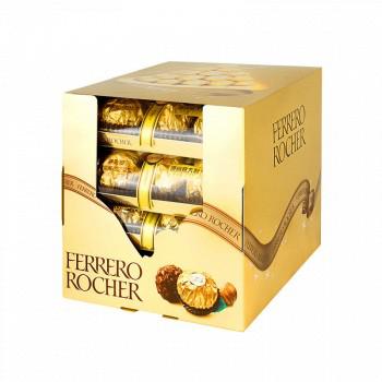 Ferrero Rocher 费列罗 榛果威化 非手工巧克力 盒装 48粒 600g＋16粒 200g