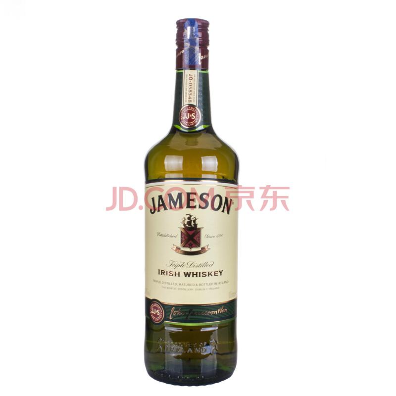 尊美醇（Jameson）洋酒爱尔兰威士忌1000ml287元（合143.5元/件）