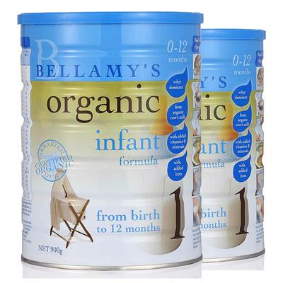 BELLAMY'S 贝拉米 婴幼儿有机奶粉 1段 900g*2罐