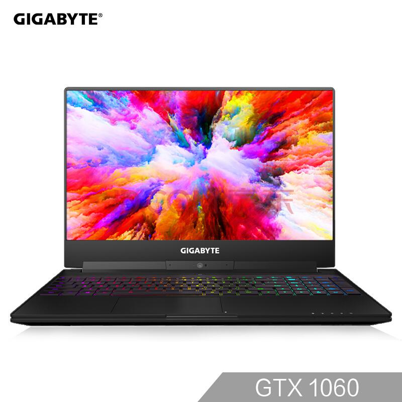 GIGABYTE 技嘉 “赢刃” Aero 15 游戏笔记本电脑（i7-7700HQ、8GB、512G NVMe SSD、GTX1060 6G独显）