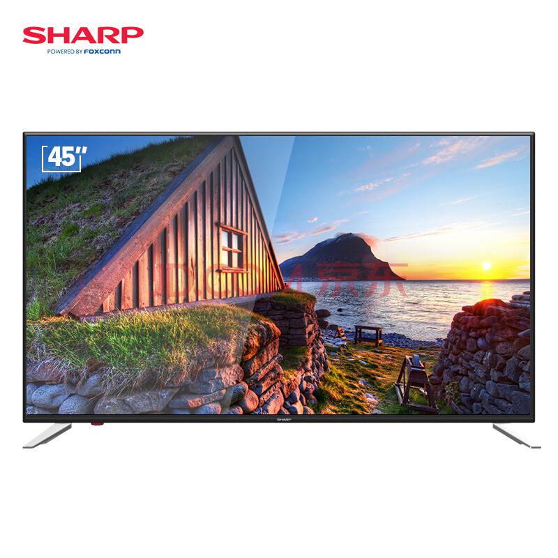 夏普(SHARP)LCD-45SF470A45英寸高清人工智能语音HDR智能网络液晶平板电视机1988元