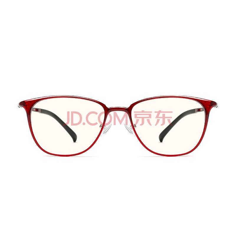 小米（MI）眼镜男女款 TS基础级防蓝光护目镜 米家定制版 红色镜架89元