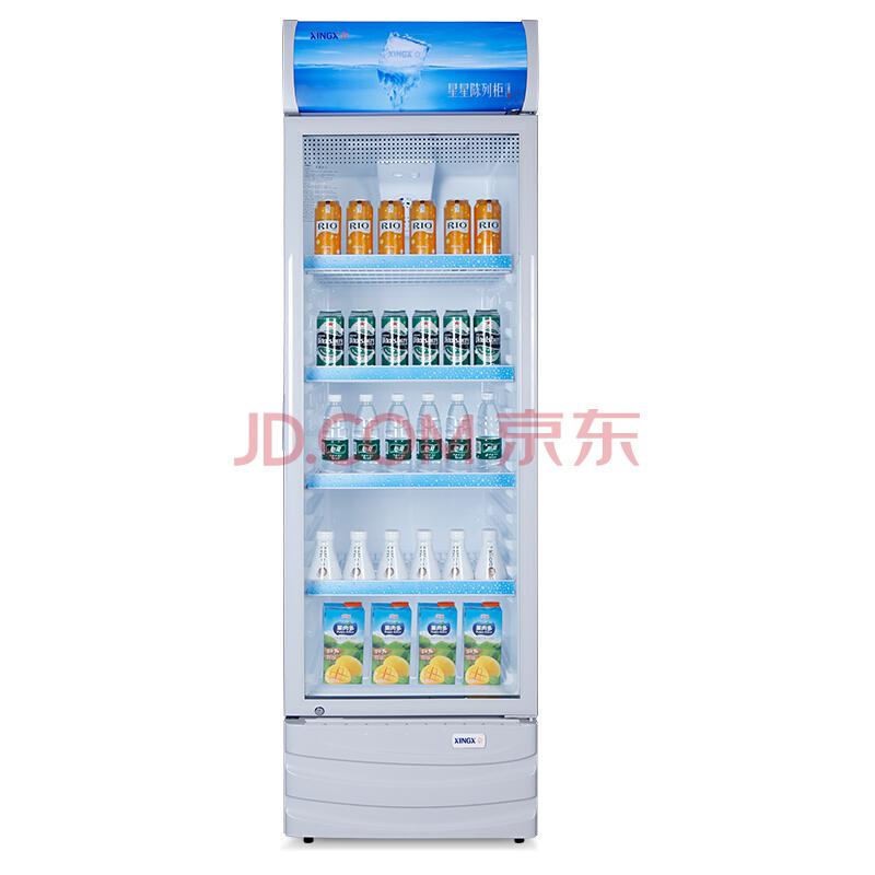 星星（XINGX）316升立式冷柜防凝雾玻璃门陈列柜饮料柜商用冷藏冰箱（银灰色）LSC-316C1599元