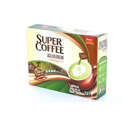 Super超级 抹茶拿铁速溶咖啡盒装243.6g/盒*2盒