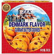 马来西亚进口 ZEK 丹麦葡萄干黄油曲奇饼干90g