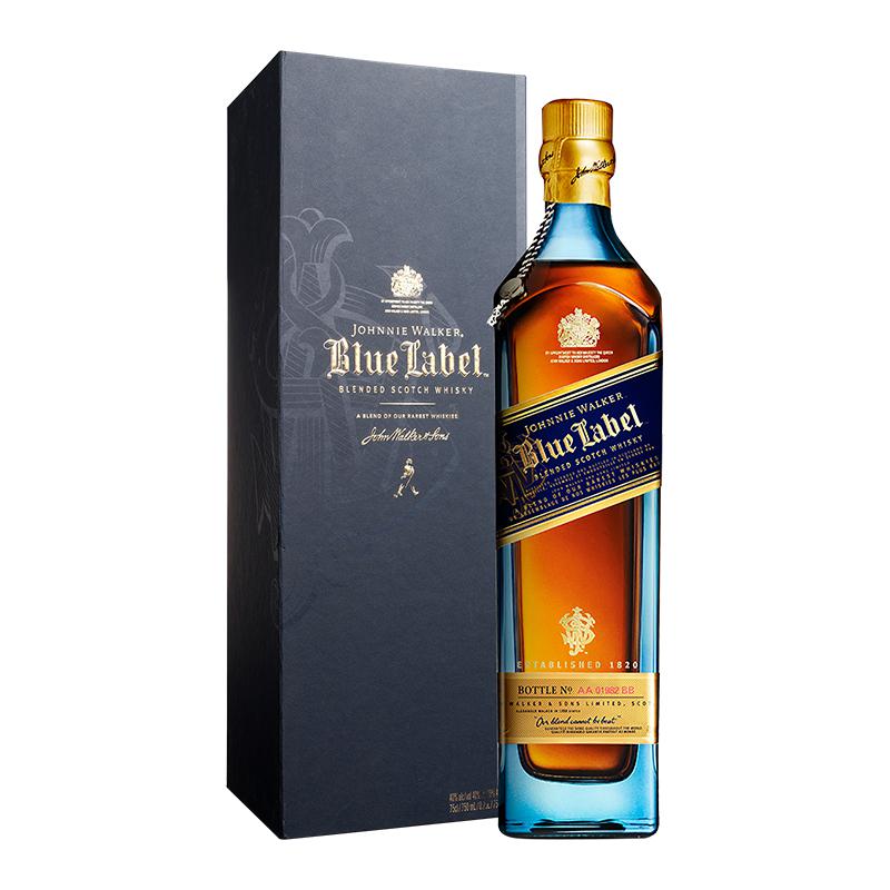 JOHNNIE WALKER 尊尼获加 蓝牌 调配型苏格兰威士忌 750ml +凑单品