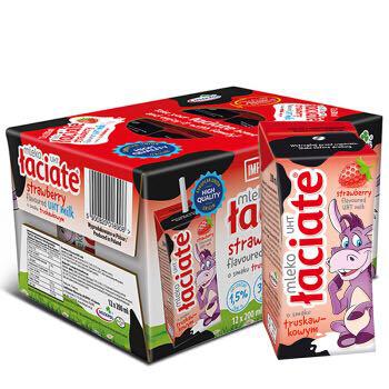 Laciate UHT牛奶 草莓味 200ml*12盒 *6件 +凑单品