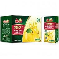 众果 100%纯果汁 金冠黄元帅苹果汁 便携装（1L×6盒）