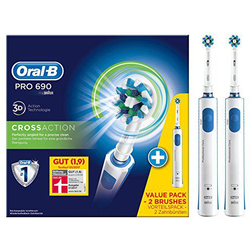 Oral-B 欧乐-B Pro 690 多角度深层清洁电动牙刷 两只装